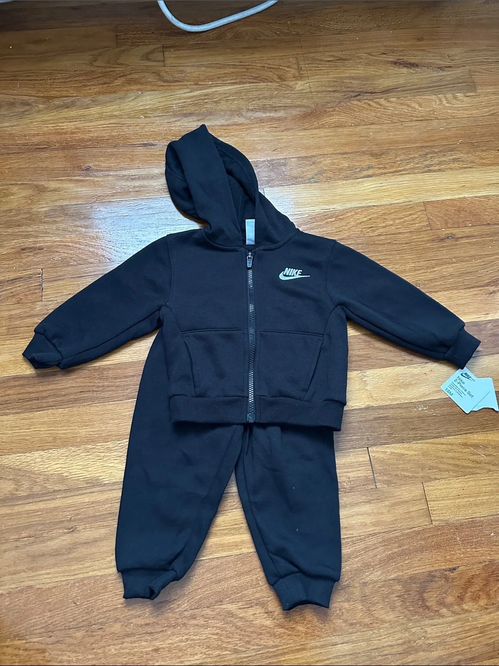 Nike Black Kids' Hoodie & Joggers Set